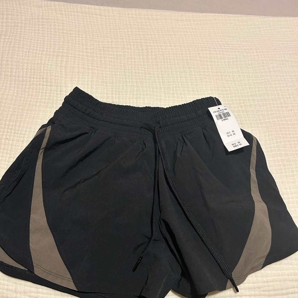 Black and Gray Athletic Shorts